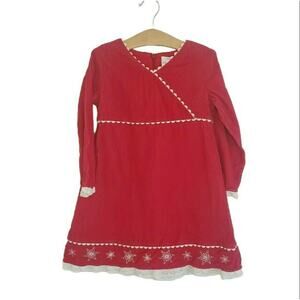 Hanna Andersson Red Corduroy Holiday Dress
